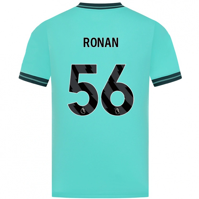 Danxen Criança Camisola Connor Ronan #56 Azul Celeste Verde Alternativa 2025/26 Camisa