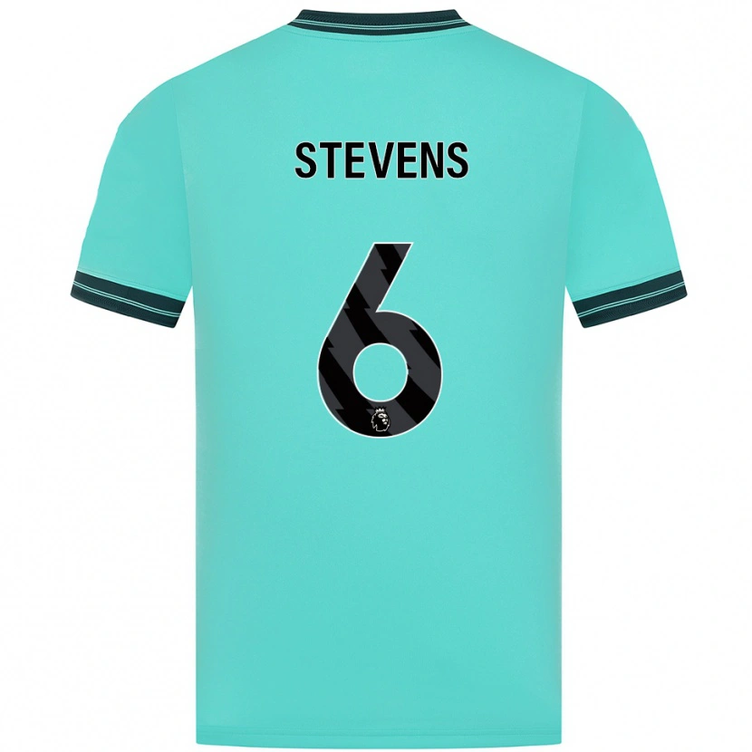 Danxen Criança Camisola Mason Stevens #6 Azul Celeste Verde Alternativa 2025/26 Camisa