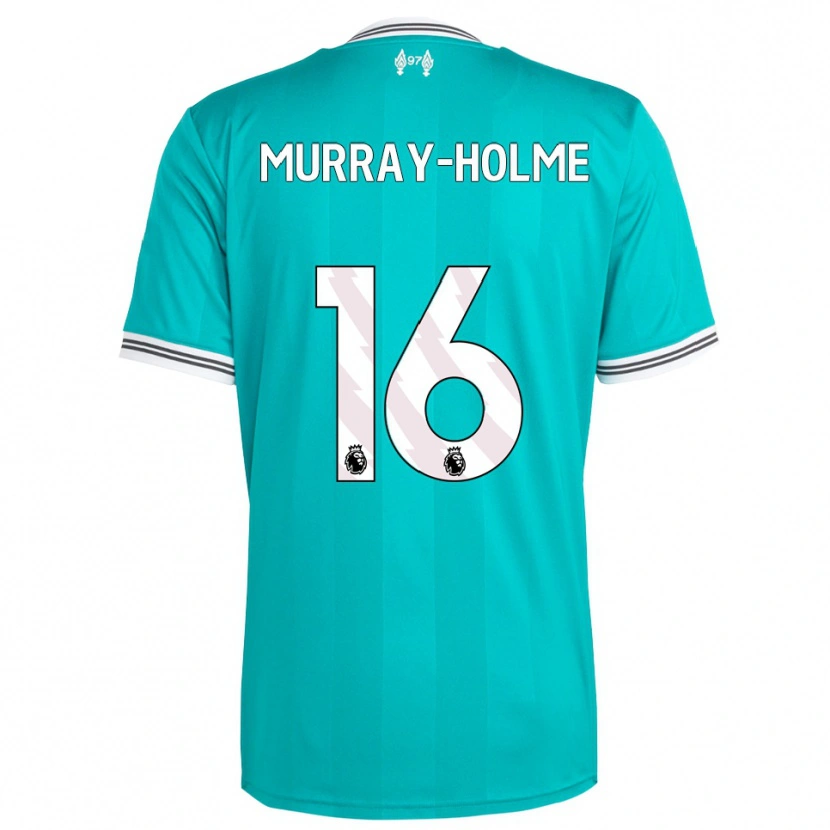 Danxen Criança Camisola Hadyn Murray-Holme #16 Verde Branco Terceiro 2025/26 Camisa
