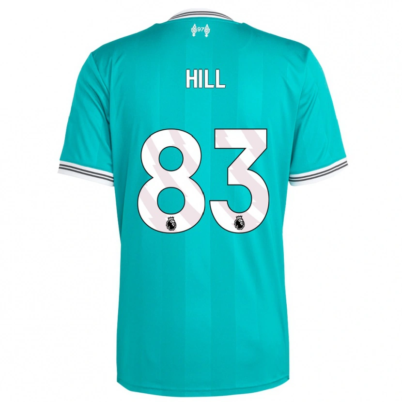 Danxen Criança Camisola Thomas Hill #83 Verde Branco Terceiro 2025/26 Camisa