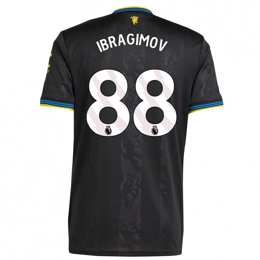 Danxen Criança Camisola Amir Ibragimov #88 Preto Amarelo Azul Terceiro 2025/26 Camisa