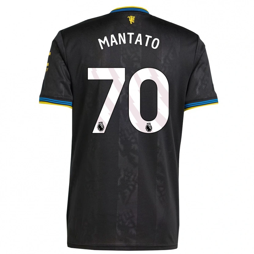 Danxen Criança Camisola Bendito Mantato #70 Preto Amarelo Azul Terceiro 2025/26 Camisa