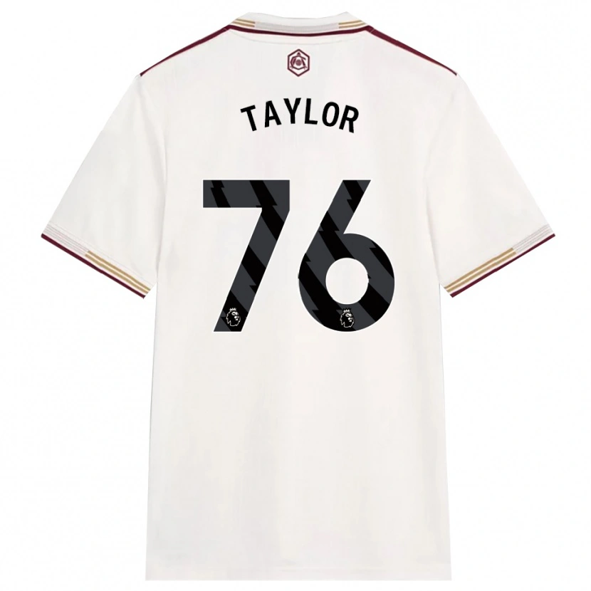 Danxen Criança Camisola Kido Taylor Hart #76 Branco Sujo Borgonha Terceiro 2025/26 Camisa