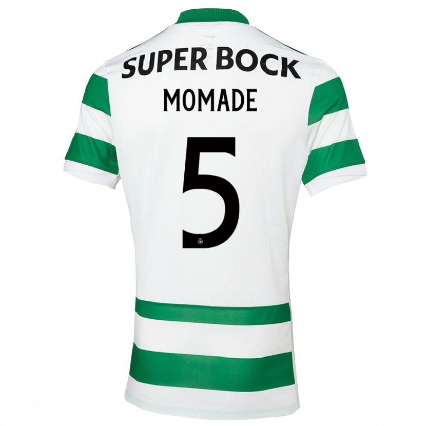 Danxen Homem Camisola Rayhan Momade #5 Verde Branco Principal 2025/26 Camisa