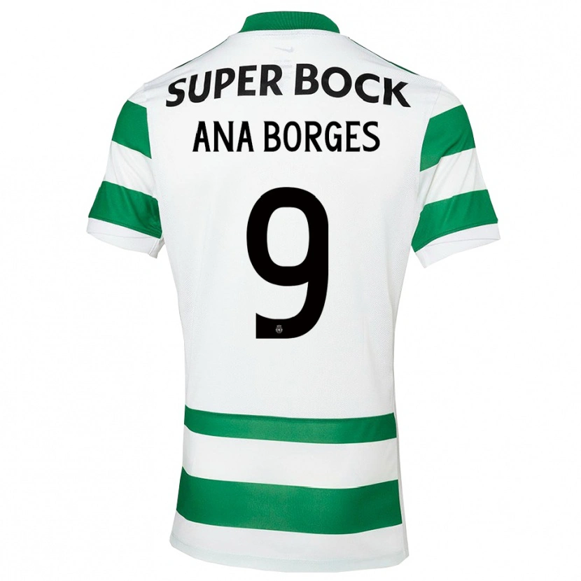 Danxen Homem Camisola Ana Catarina Marques Borges #9 Verde Branco Principal 2025/26 Camisa