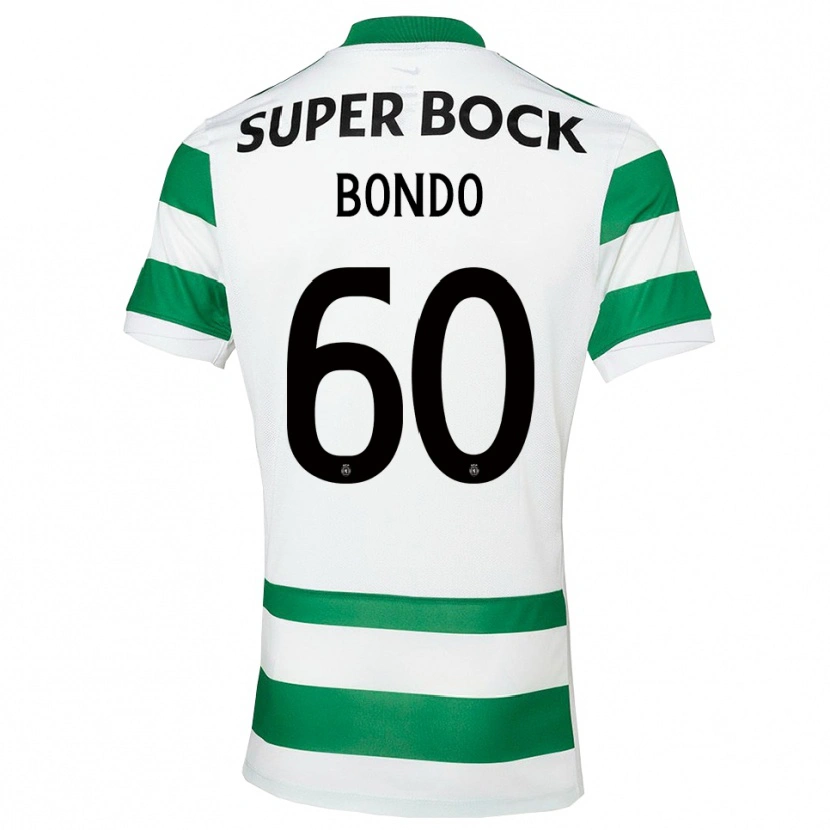 Danxen Homem Camisola Pedro Bondo #60 Verde Branco Principal 2025/26 Camisa