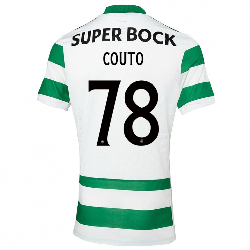 Danxen Homem Camisola Mauro Couto #78 Verde Branco Principal 2025/26 Camisa