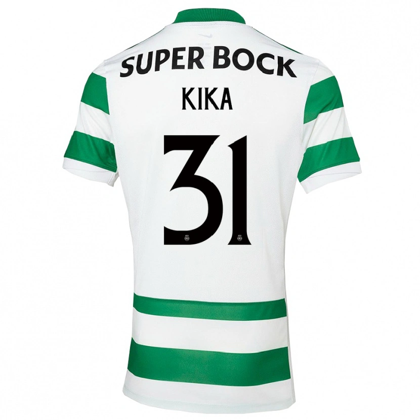 Danxen Homem Camisola Kika #31 Verde Branco Principal 2025/26 Camisa