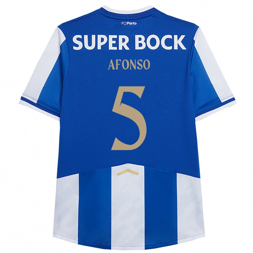 Danxen Homem Camisola Zé Afonso #5 Azul Branco Principal 2025/26 Camisa