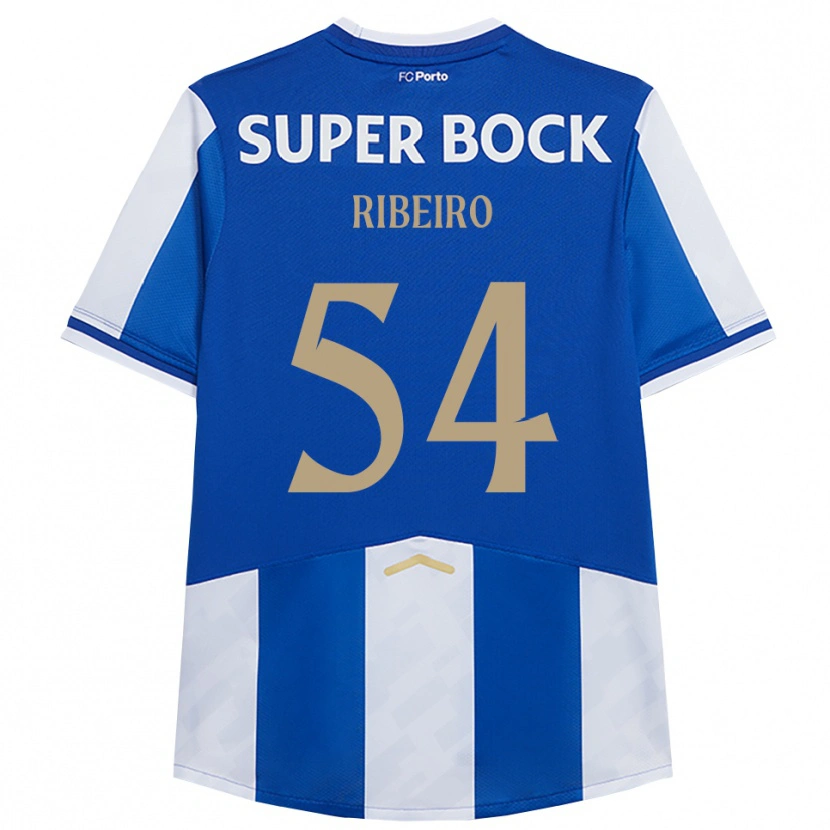 Danxen Homem Camisola António Ribeiro #54 Azul Branco Principal 2025/26 Camisa