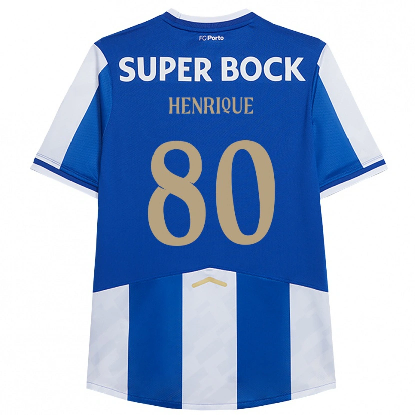 Danxen Homem Camisola Kaio Henrique #80 Azul Branco Principal 2025/26 Camisa