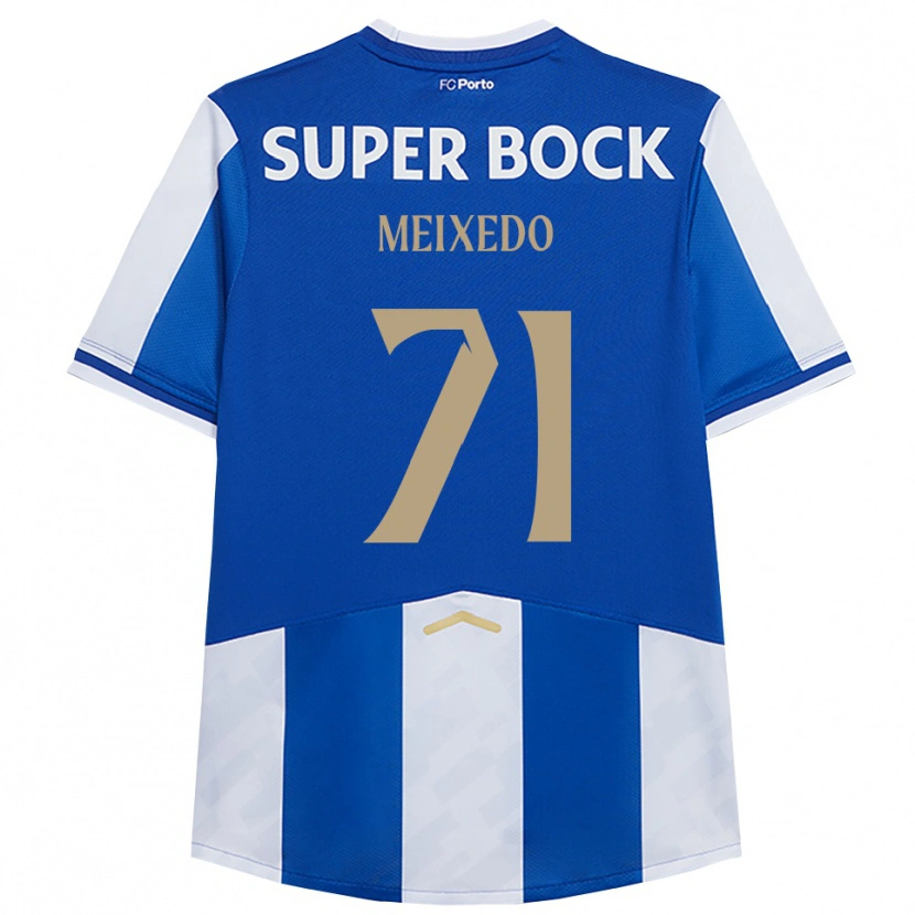 Danxen Homem Camisola Francisco Meixedo #71 Azul Branco Principal 2025/26 Camisa