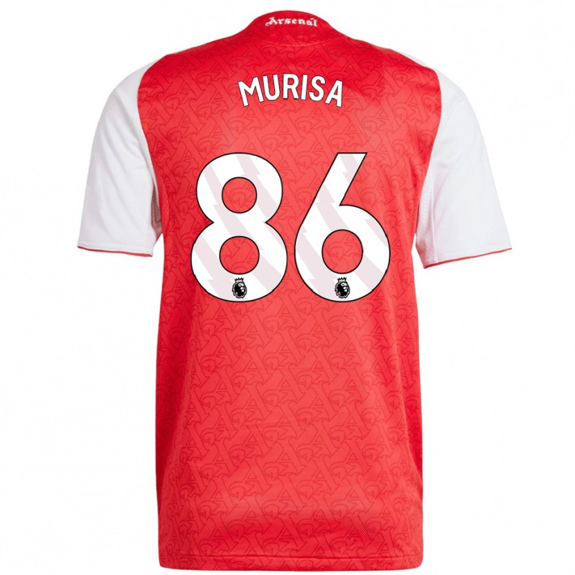 Danxen Homem Camisola Teshaun Murisa #86 Vermelho Branco Principal 2025/26 Camisa