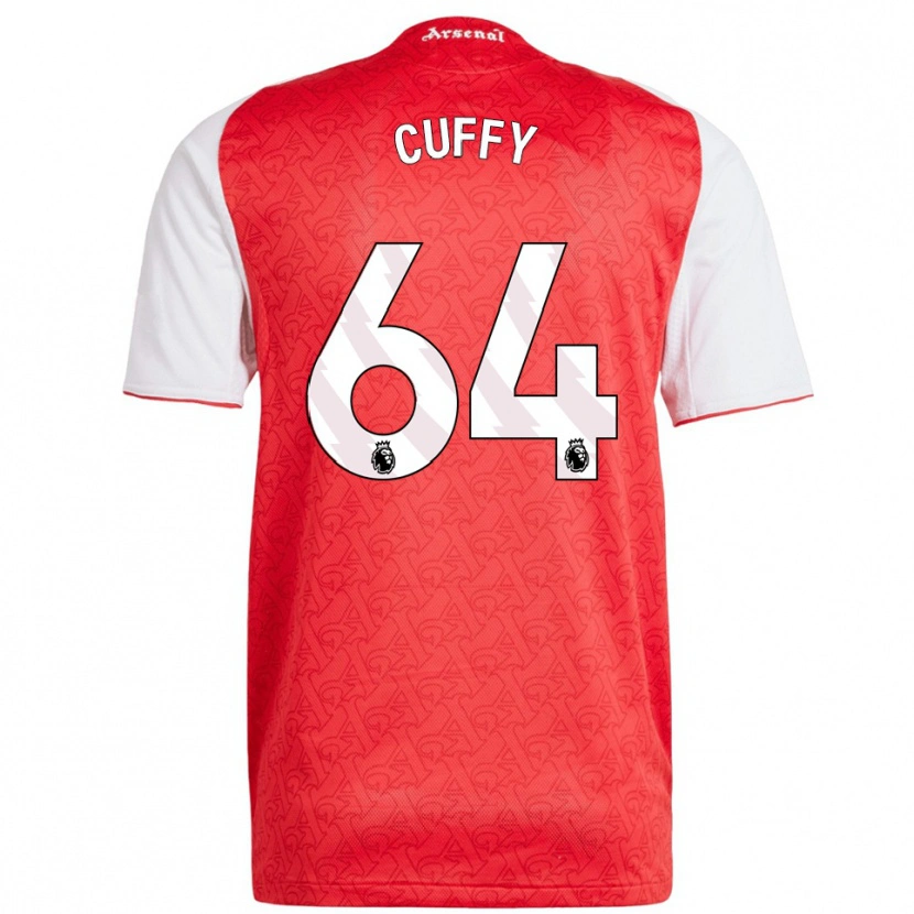 Danxen Homem Camisola Brooke Norton Cuffy #64 Vermelho Branco Principal 2025/26 Camisa