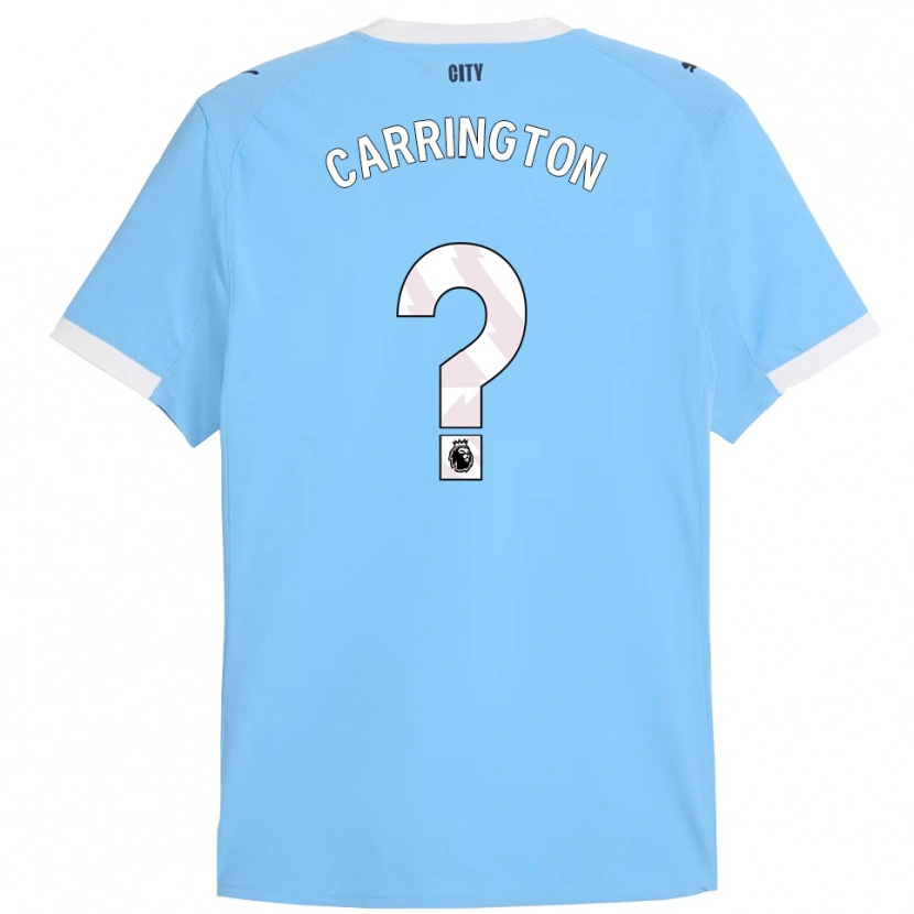 Danxen Homem Camisola Theo Carrington #0 Azul Celeste Branco Principal 2025/26 Camisa