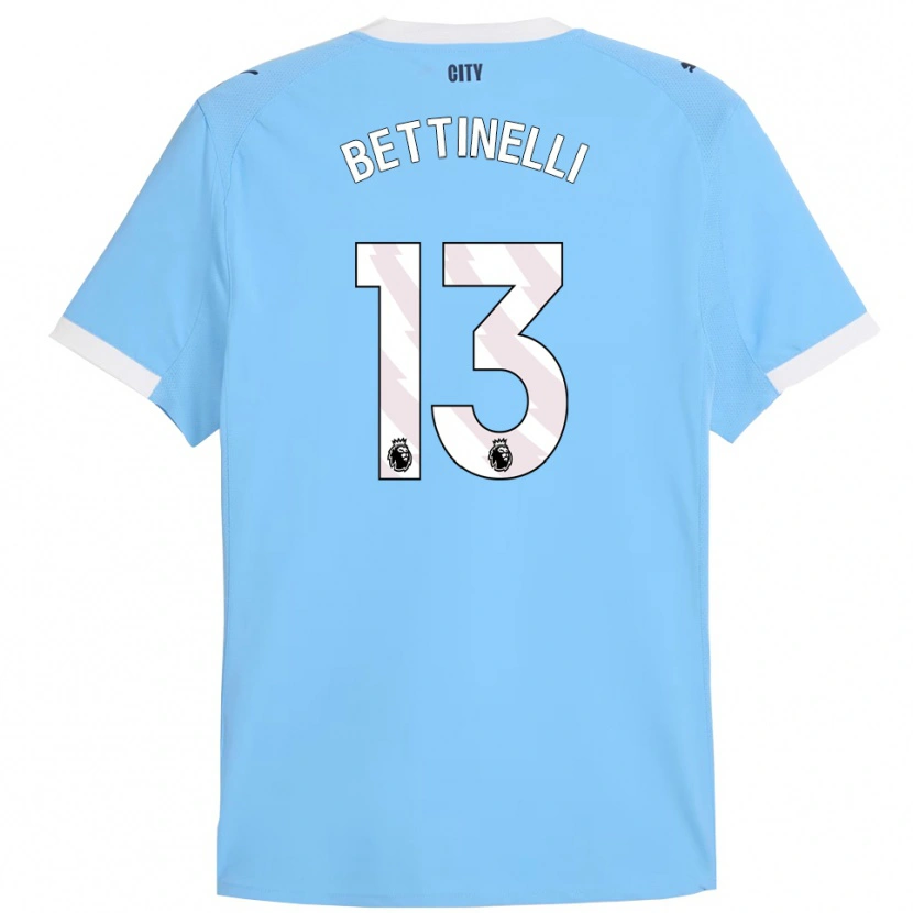 Danxen Homem Camisola Marcus Bettinelli #13 Azul Celeste Branco Principal 2025/26 Camisa
