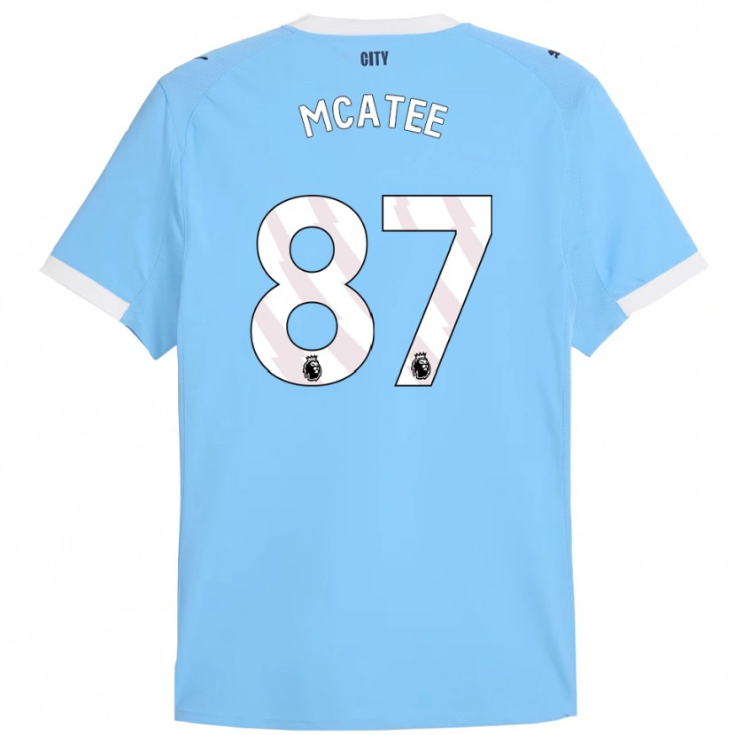 Danxen Homem Camisola James Mcatee #87 Azul Celeste Branco Principal 2025/26 Camisa