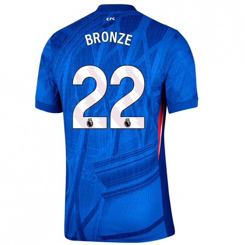 Danxen Homem Camisola Lucy Bronze #22 Azul Branco Principal 2025/26 Camisa