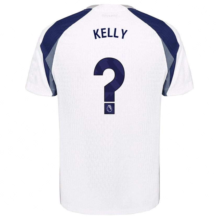 Danxen Homem Camisola Kyle Kelly #0 Branco Marinho Principal 2025/26 Camisa