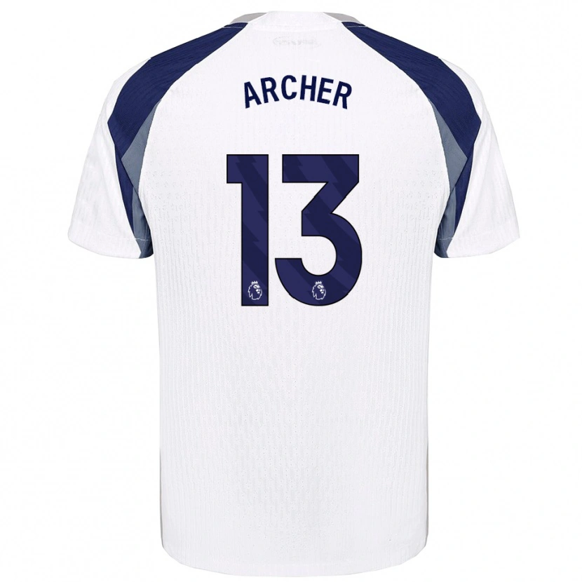 Danxen Homem Camisola Samual Archer #13 Branco Marinho Principal 2025/26 Camisa