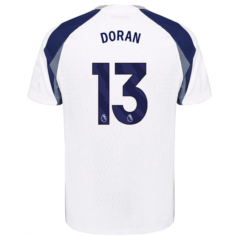 Danxen Homem Camisola Farren Doran #13 Branco Marinho Principal 2025/26 Camisa