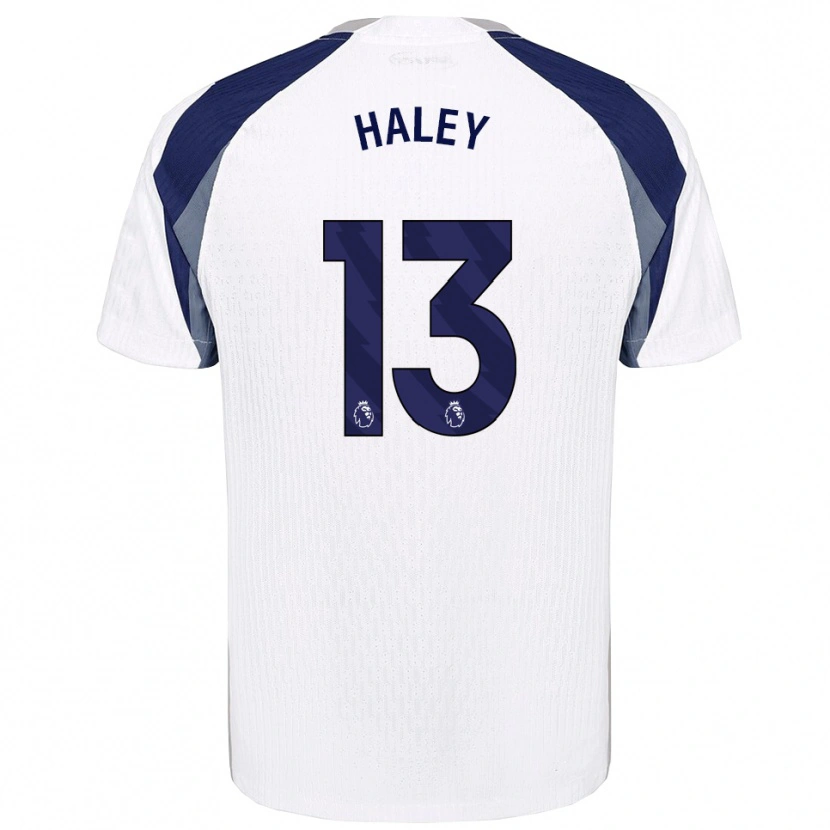 Danxen Homem Camisola Micah Haley #13 Branco Marinho Principal 2025/26 Camisa