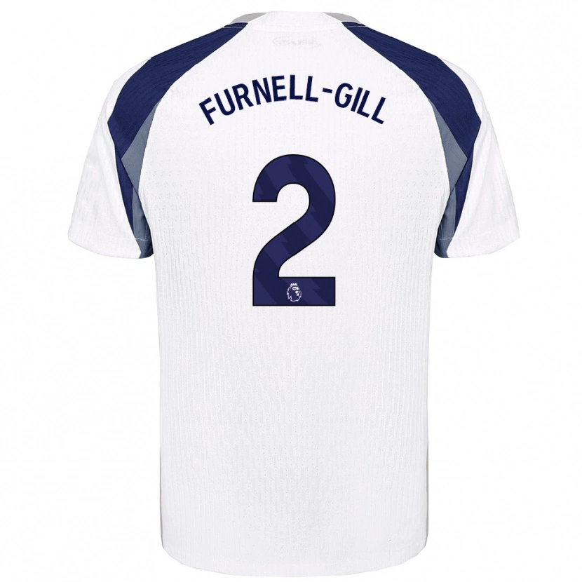 Danxen Homem Camisola Luca Furnell-Gill #2 Branco Marinho Principal 2025/26 Camisa