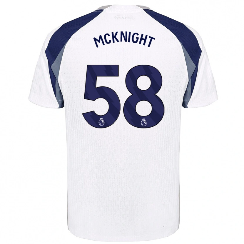 Danxen Homem Camisola Maxwell Mcknight #58 Branco Marinho Principal 2025/26 Camisa