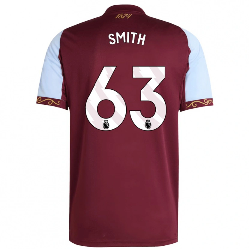 Danxen Homem Camisola Kerr Smith #63 Borgonha Azul Celeste Principal 2025/26 Camisa