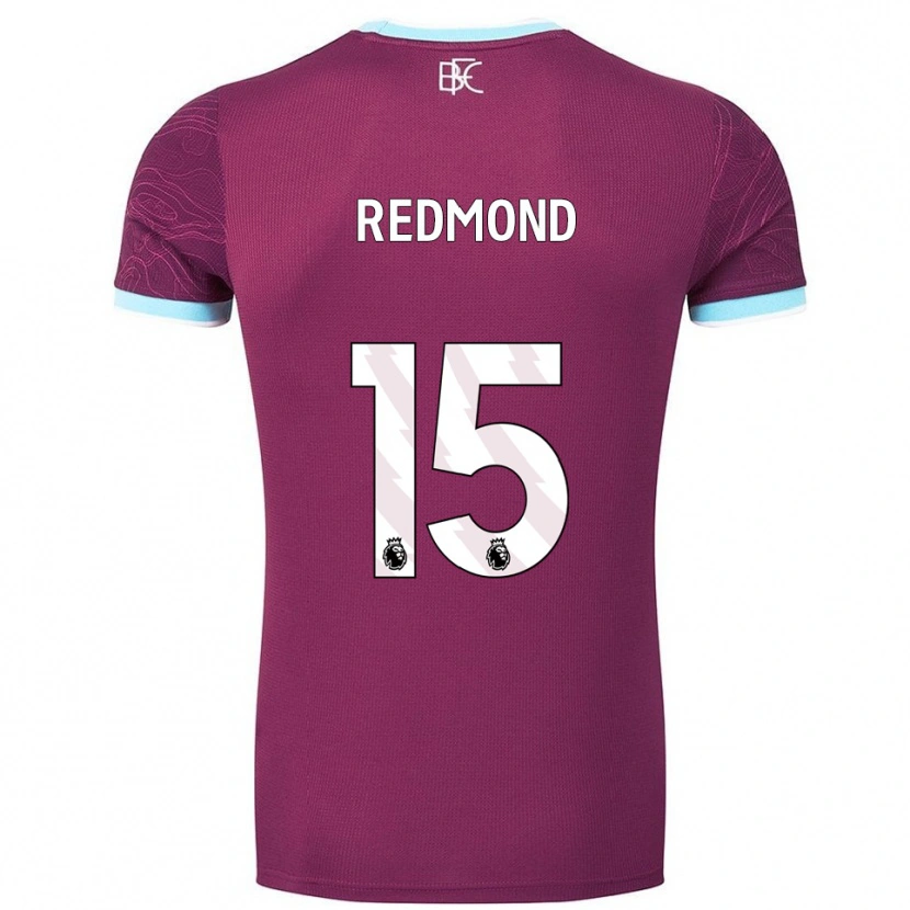 Danxen Homem Camisola Nathan Redmond #15 Borgonha Azul Celeste Principal 2025/26 Camisa