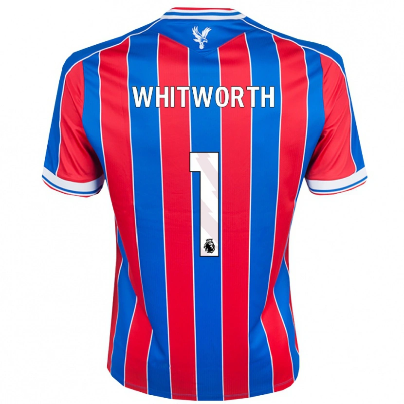 Danxen Homem Camisola Harry Whitworth #1 Azul Vermelho Branco Principal 2025/26 Camisa