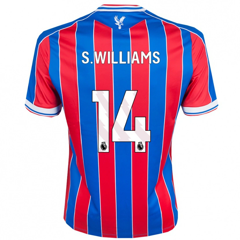 Danxen Homem Camisola Seb Williams #14 Azul Vermelho Branco Principal 2025/26 Camisa