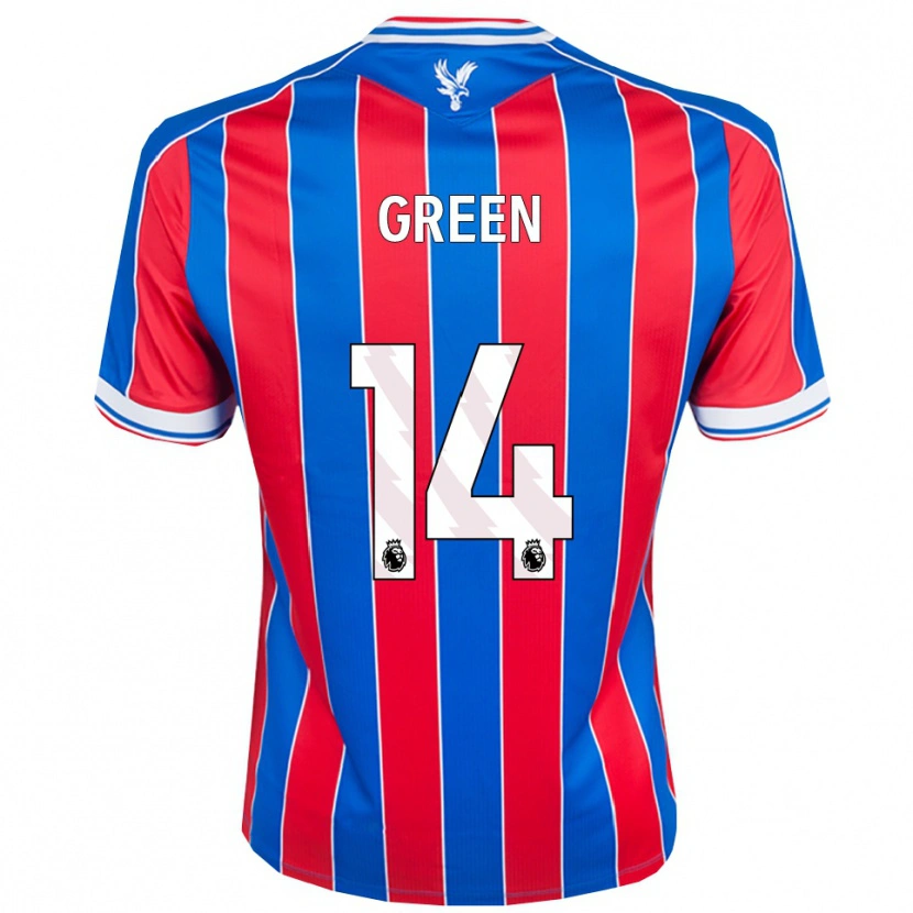 Danxen Homem Camisola Josie Green #14 Azul Vermelho Branco Principal 2025/26 Camisa