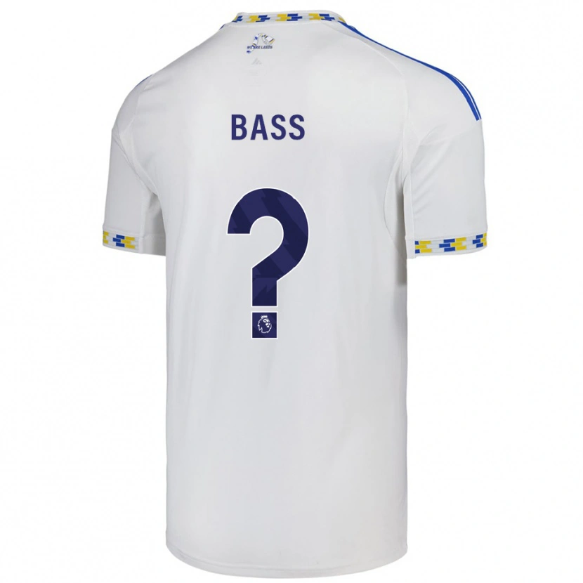 Danxen Homem Camisola Rebekah Bass #0 Branco Azul Principal 2025/26 Camisa