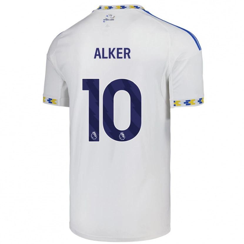 Danxen Homem Camisola Samuel Alker #10 Branco Azul Principal 2025/26 Camisa