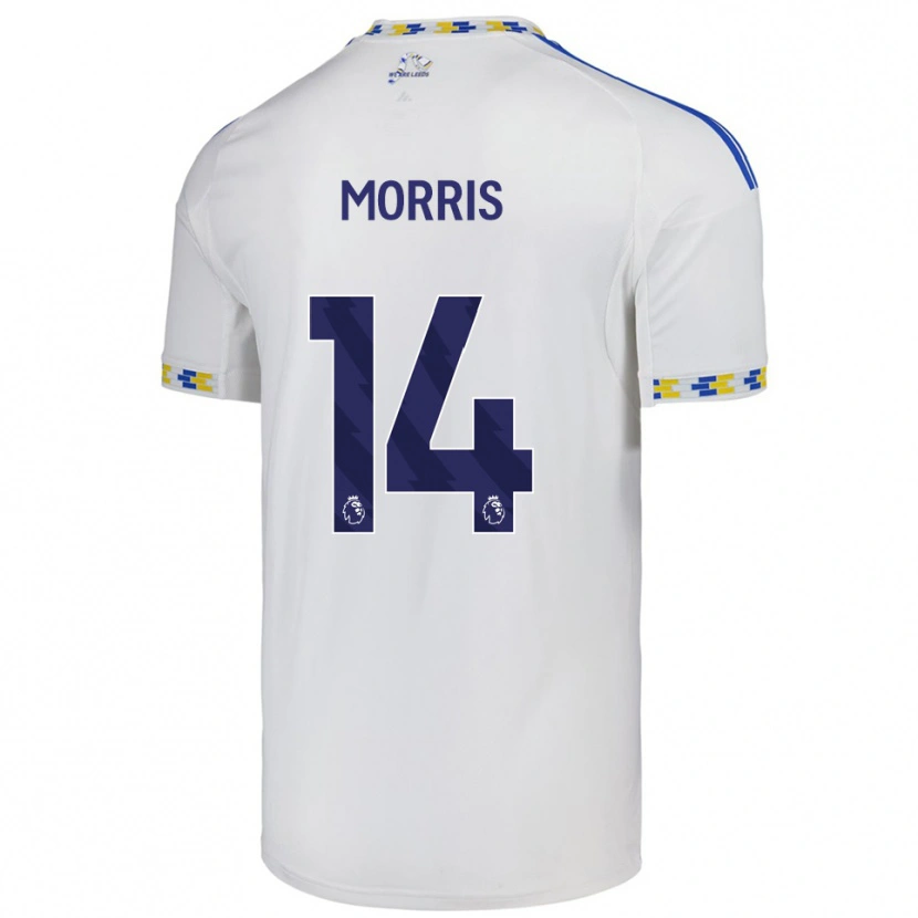 Danxen Homem Camisola Jack Morris #14 Branco Azul Principal 2025/26 Camisa