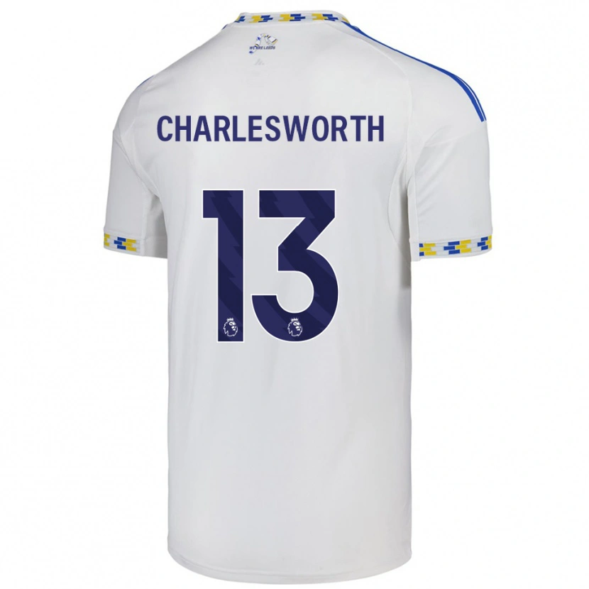 Danxen Homem Camisola Millie Robshaw-Charlesworth #13 Branco Azul Principal 2025/26 Camisa