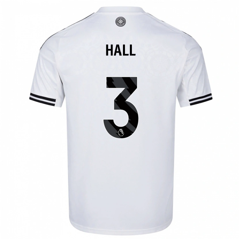 Danxen Homem Camisola Marcell Hall #3 Branco Preto Principal 2025/26 Camisa