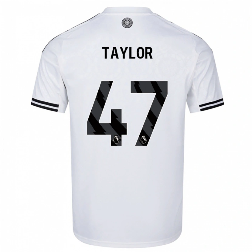 Danxen Homem Camisola Bo Taylor #47 Branco Preto Principal 2025/26 Camisa