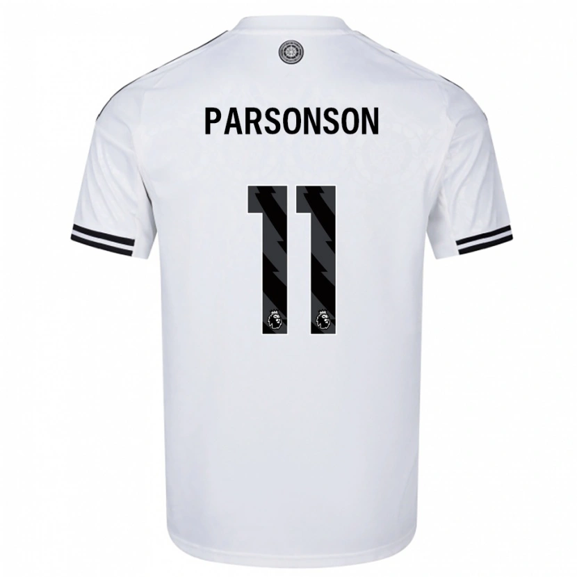 Danxen Homem Camisola Madi Parsonson #11 Branco Preto Principal 2025/26 Camisa