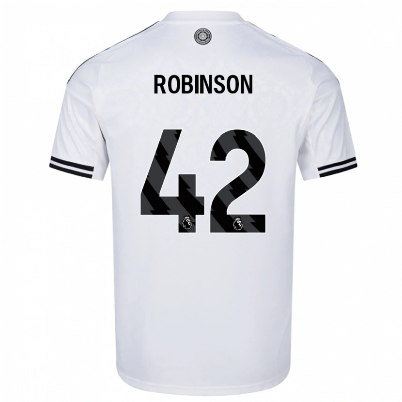 Danxen Homem Camisola Charlie Robinson #42 Branco Preto Principal 2025/26 Camisa