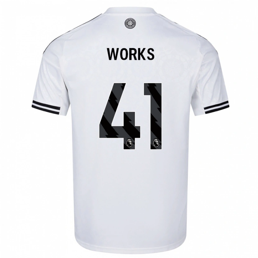 Danxen Homem Camisola Terrell Works #41 Branco Preto Principal 2025/26 Camisa