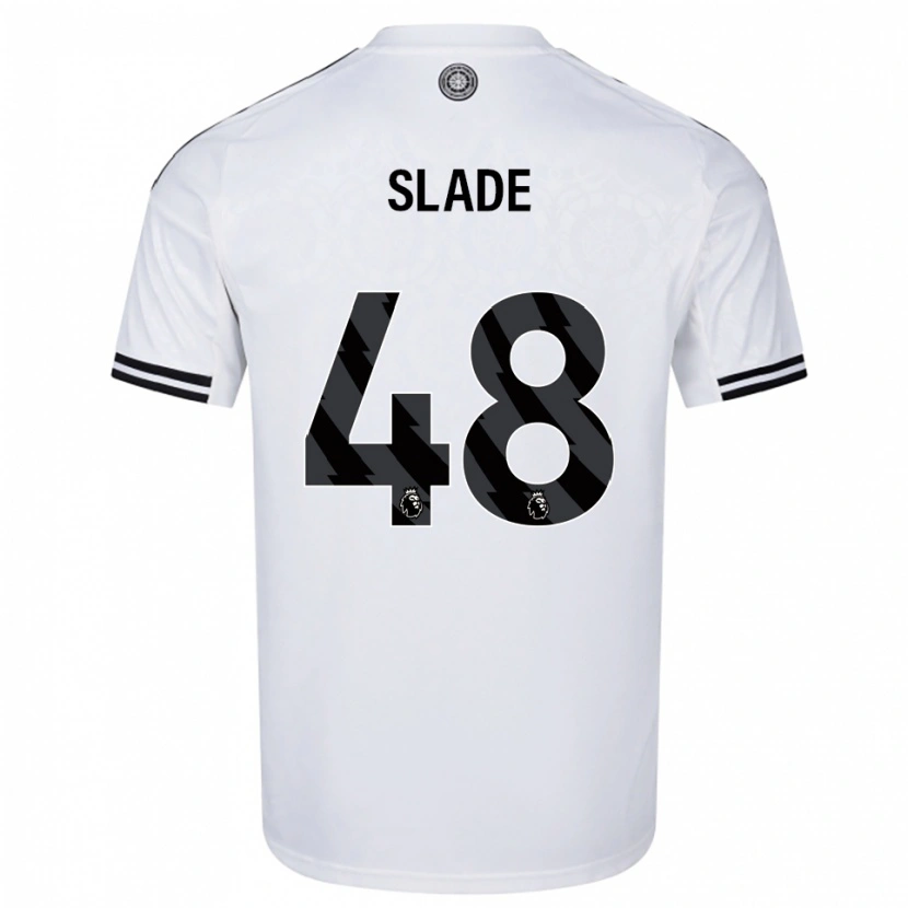 Danxen Homem Camisola Bradley Slade #48 Branco Preto Principal 2025/26 Camisa