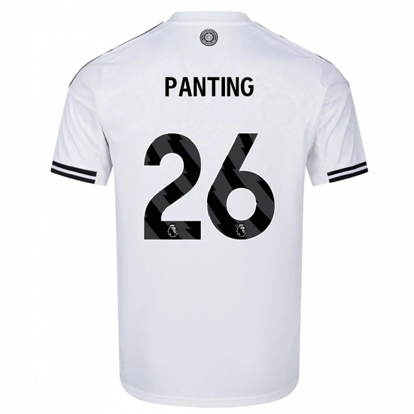 Danxen Homem Camisola Rachel Panting #26 Branco Preto Principal 2025/26 Camisa