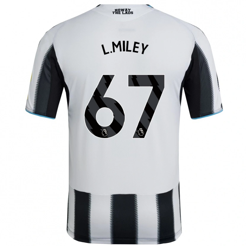 Danxen Homem Camisola Lewis Miley #67 Preto Branco Principal 2025/26 Camisa