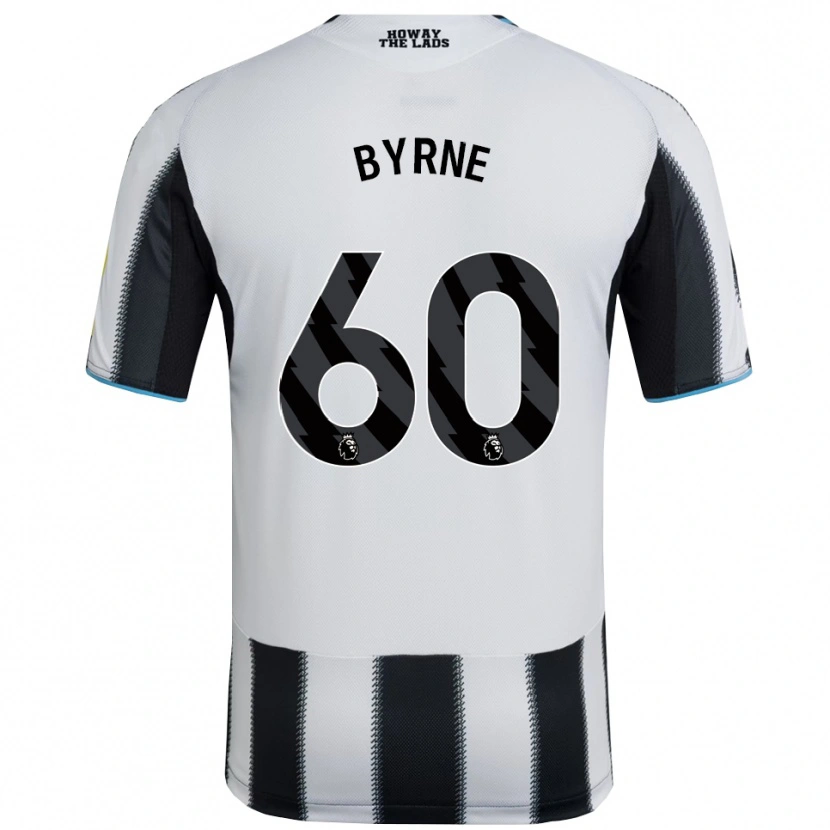 Danxen Homem Camisola Reece Byrne #60 Preto Branco Principal 2025/26 Camisa