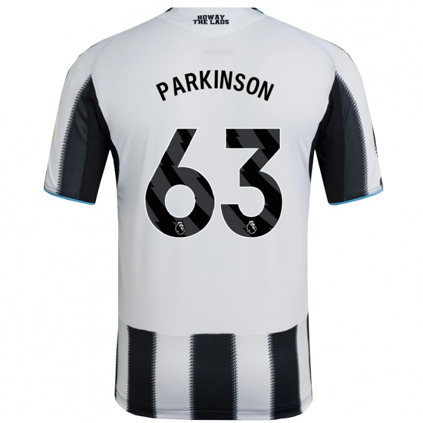 Danxen Homem Camisola Ben Parkinson #63 Preto Branco Principal 2025/26 Camisa