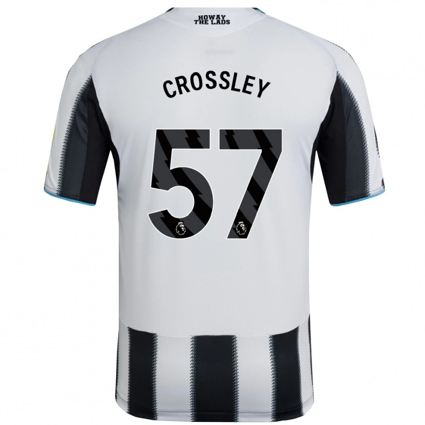 Danxen Homem Camisola Kyle Crossley #57 Preto Branco Principal 2025/26 Camisa