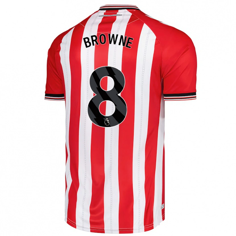 Danxen Homem Camisola Alan Browne #8 Vermelho Branco Principal 2025/26 Camisa