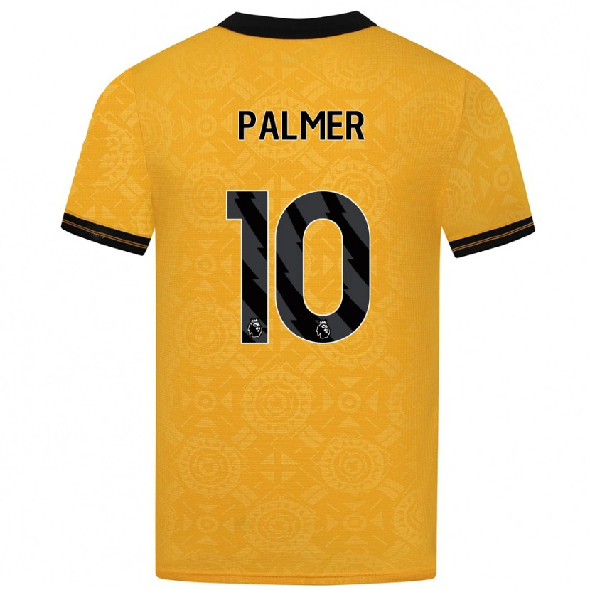 Danxen Homem Camisola Jamila Palmer #10 Amarelo Preto Principal 2025/26 Camisa